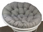 Preview: Premium Papasan Polster / Kissen D 110 cm Col. Boheme Antracite