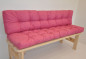 Preview: Premium Kissen / Polster für Gartenbank / Bankkissen 150 cm Color rosa antico (alt rosa)