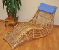 Preview: Rattan Liege, Rattanliege Körperformliege, Rattan Pool Chair, Fb. Koobo Natur