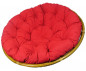 Preview: Papasan Auflage / Kissen / Polster 110 cm Loneta rot