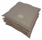 Preview: Set 4 x Stuhlkissen/Sitzkissen Inka 50 x 50 cm Dicke 6 cm, Fb. beige, Polyester