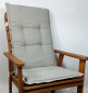 Preview: Hochlehner Auflage Kissen Polster Karina Gr. 120 x 50 cm beige