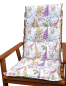Preview: Hochlehner Auflage Kissen Polster Karina Gr. 120 x 50 cm Digisun England violett