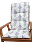 Preview: Hochlehner Auflage Kissen Polster Karina Gr. 120 x 50 cm Digisun Provence violett