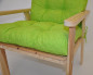Preview: Polster für Gartenstuhl , Schaukelstuhl Nordic , Gr. 100 x 55 cm , Colore verde chiaro (hellgrün)