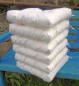 Preview: Set 6 x Stuhlkissen / Sitzkissen Klara 42 x 42 cm Dicke 8 cm , Fb. bianco , Polyester