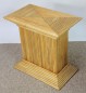 Preview: Rattan Blumensäule , Blumenständer Fb. honig 50x30x50 cm