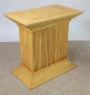 Preview: Rattan Blumensäule , Blumenständer Fb. honig 50x30x50 cm