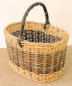 Preview: Rattan Kaminkorb / Holzkorb oval
