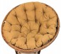 Preview: Papasan Auflage / Kissen / Polster 110 cm Loneta braun