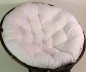 Preview: Papasan Ersatzpolster D 120 cm reinweiß