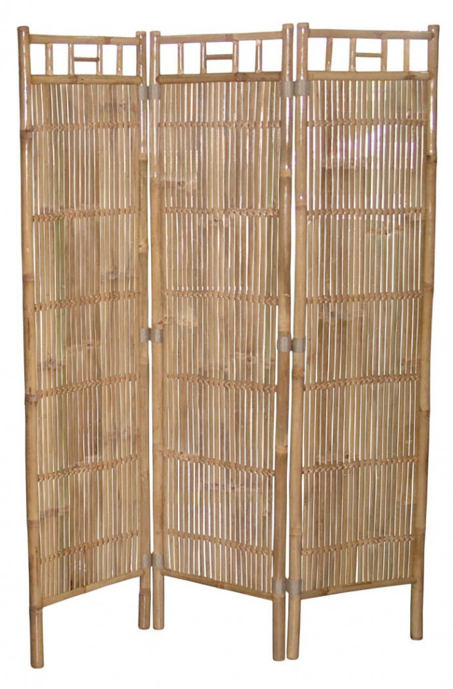 Bambus Paravent / Raumteile 3 x 40 cm H 160 cm