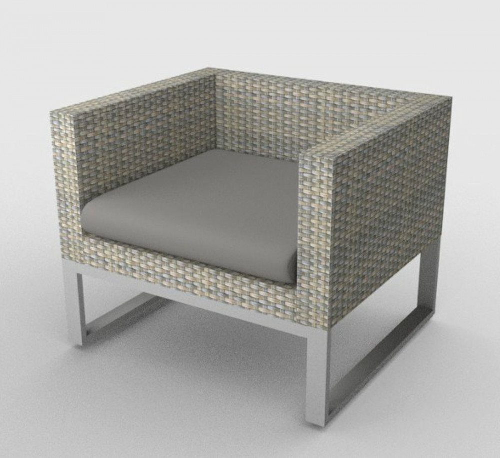 Kissen / Polster für PE - Rattanmöbel "SanRemo" Sitz Stoff 419