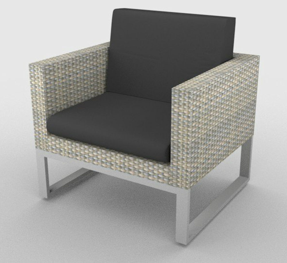Kissen / Polster für PE - Rattanmöbel "SanRemo" Sitz+Rücken Stoff 420