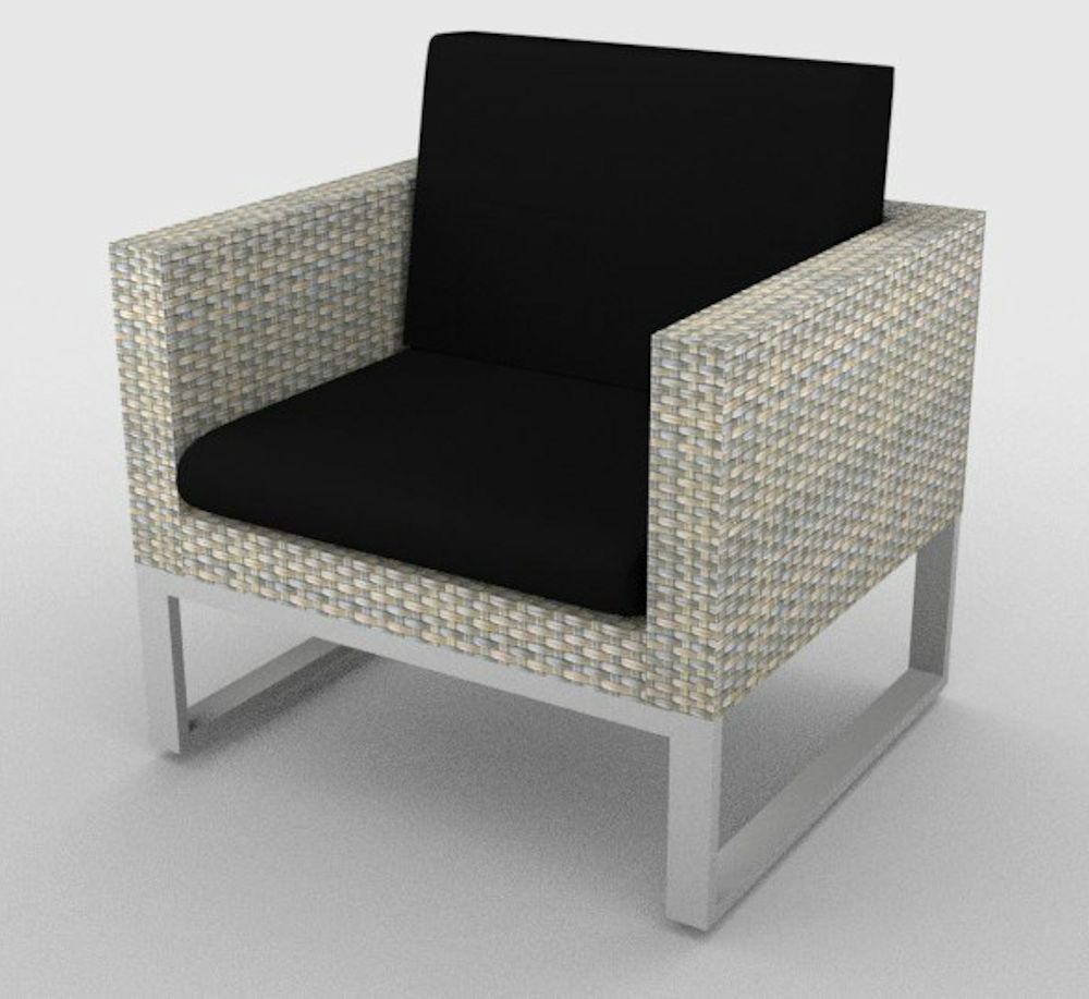 Kissen / Polster für PE - Rattanmöbel "SanRemo" Sitz+Rücken Stoff 425