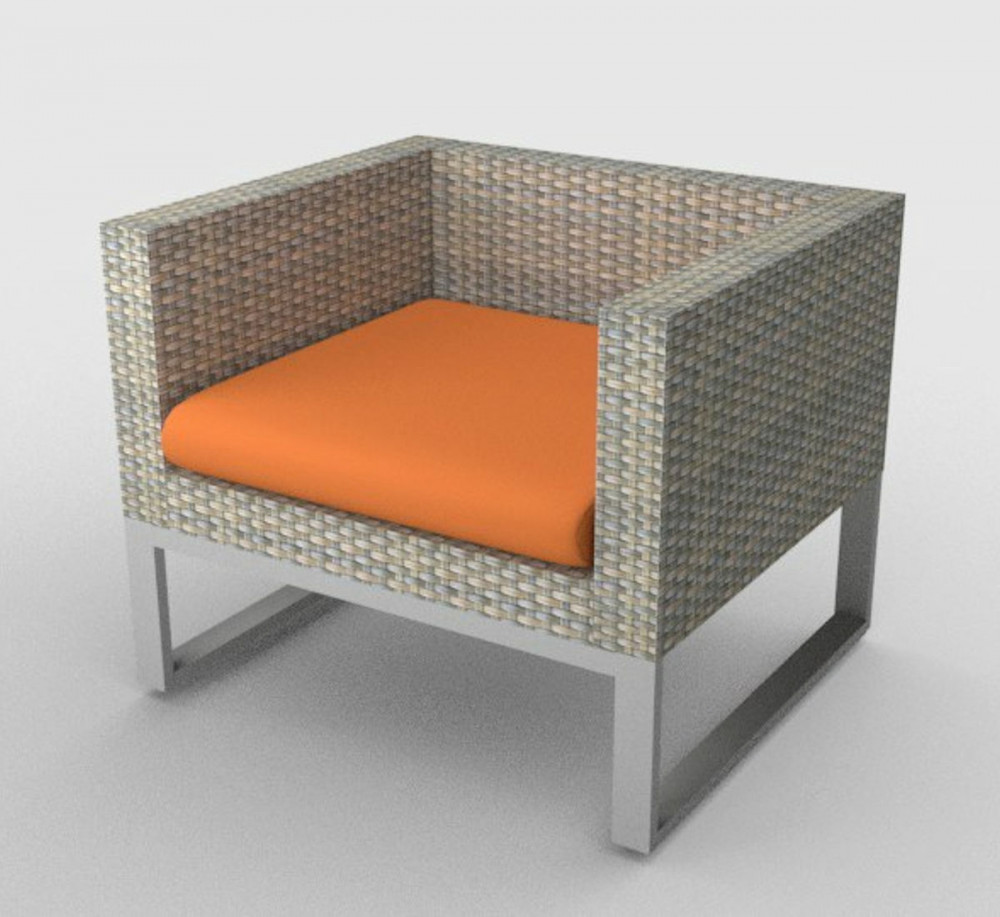 Kissen / Polster für PE - Rattanmöbel "SanRemo" Sitz Stoff 427