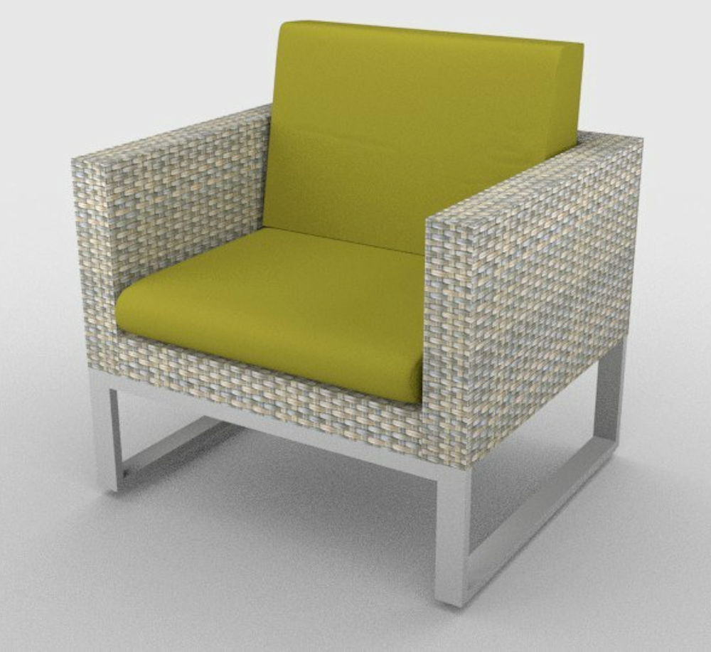 Kissen / Polster für PE - Rattanmöbel "SanRemo" Sitz+Rücken Stoff 477