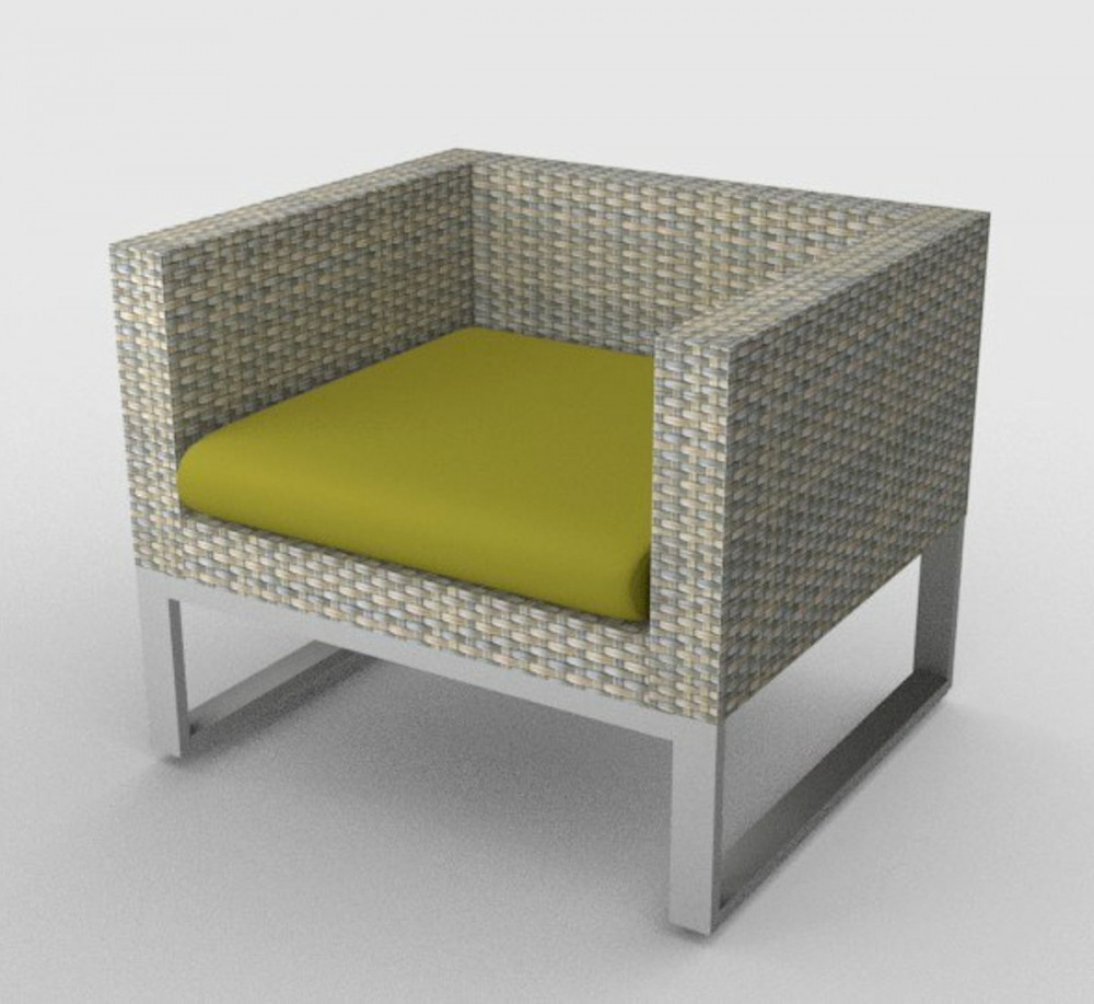 Kissen / Polster für PE - Rattanmöbel "SanRemo" Sitz Stoff 477