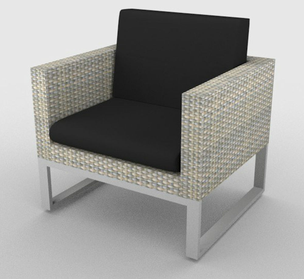 Kissen / Polster für PE - Rattanmöbel "SanRemo" Sitz+Rücken Stoff 478