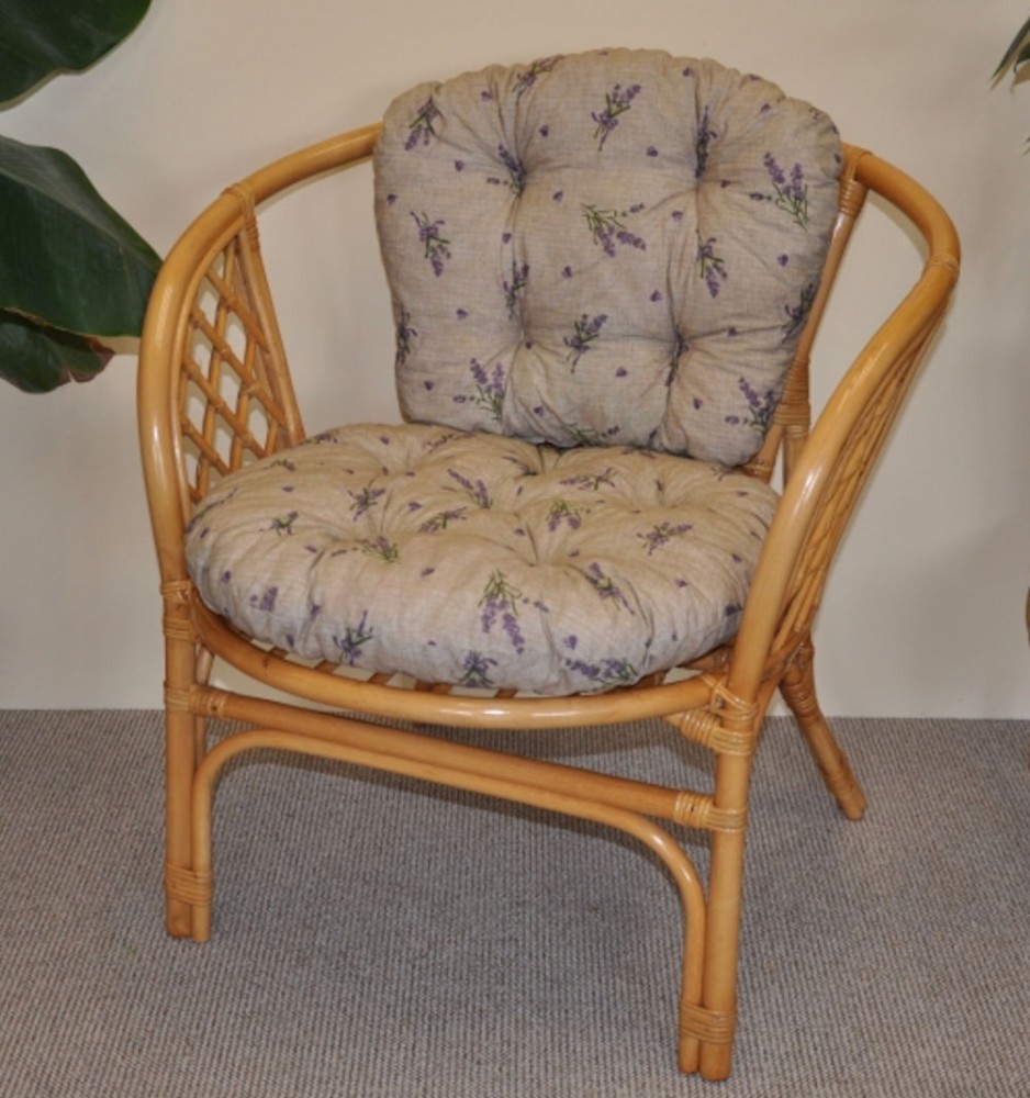 Rattani.de - Rattanhocker inkl. Polster , Fb. honig