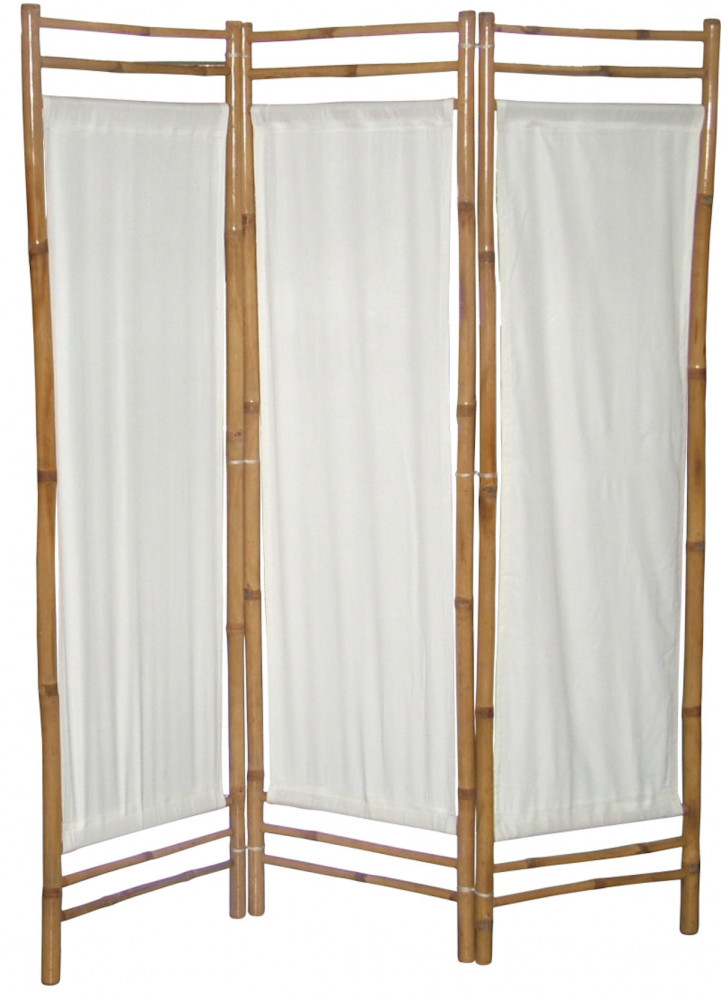 Bambus Paravent / Raumteile 3 x 45 cm H 160 cm