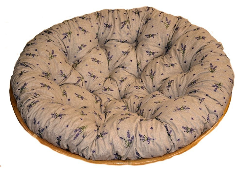 Papasan Ersatzpolster D 120 cm Muster Lavendel