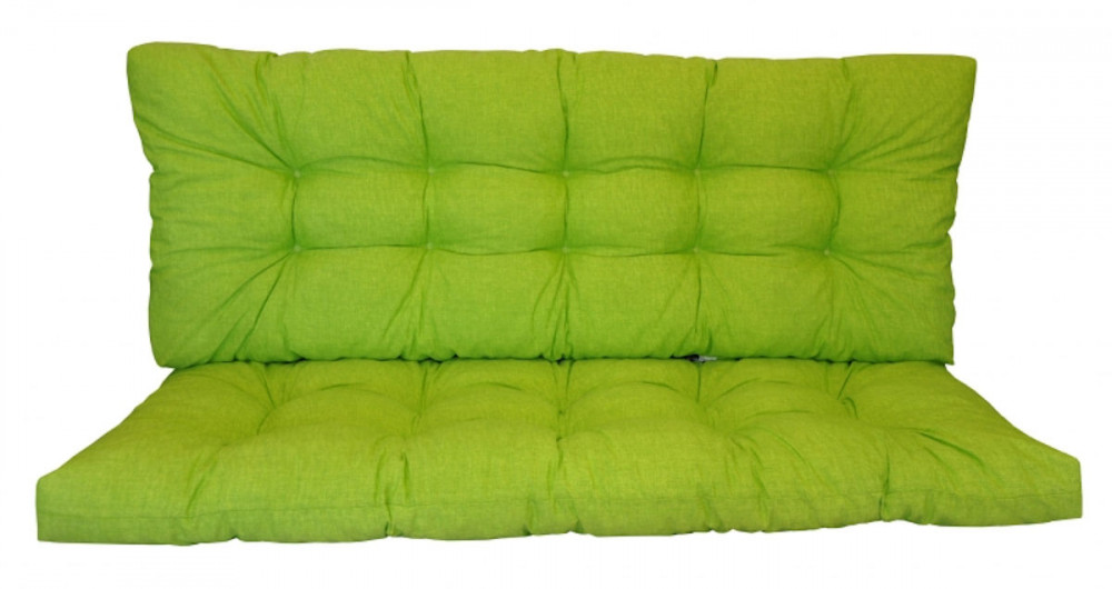 Premium Kissen , Polster für Hollywoodschaukel , Gartenbank Colore verde chiaro (hellgrün) , 5 Größen zur Wahl