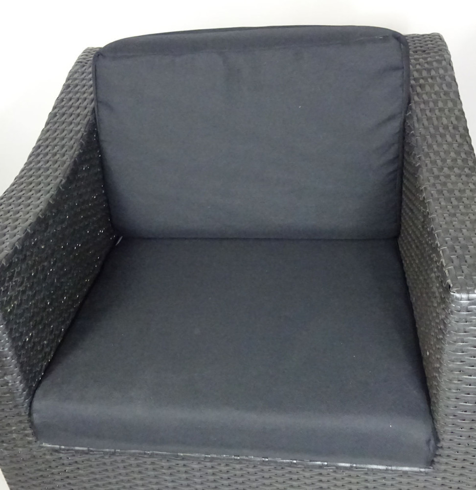 Kissen / Polster für PE - Rattanmöbel San Remo , Set Sitz + Rücken Stoff 425