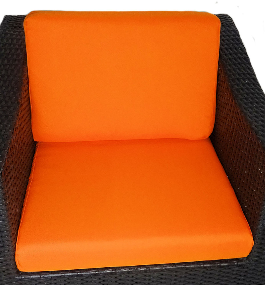 Kissen / Polster für PE - Rattanmöbel San Remo , Set Sitz + Rücken 427