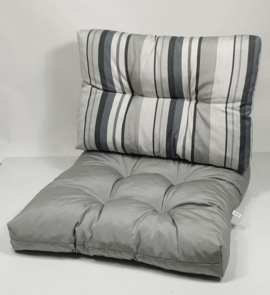 Kissen / Polster für PE - Rattanmöbel , Set Sitz + Rücken , Teflon Caribe Color 407