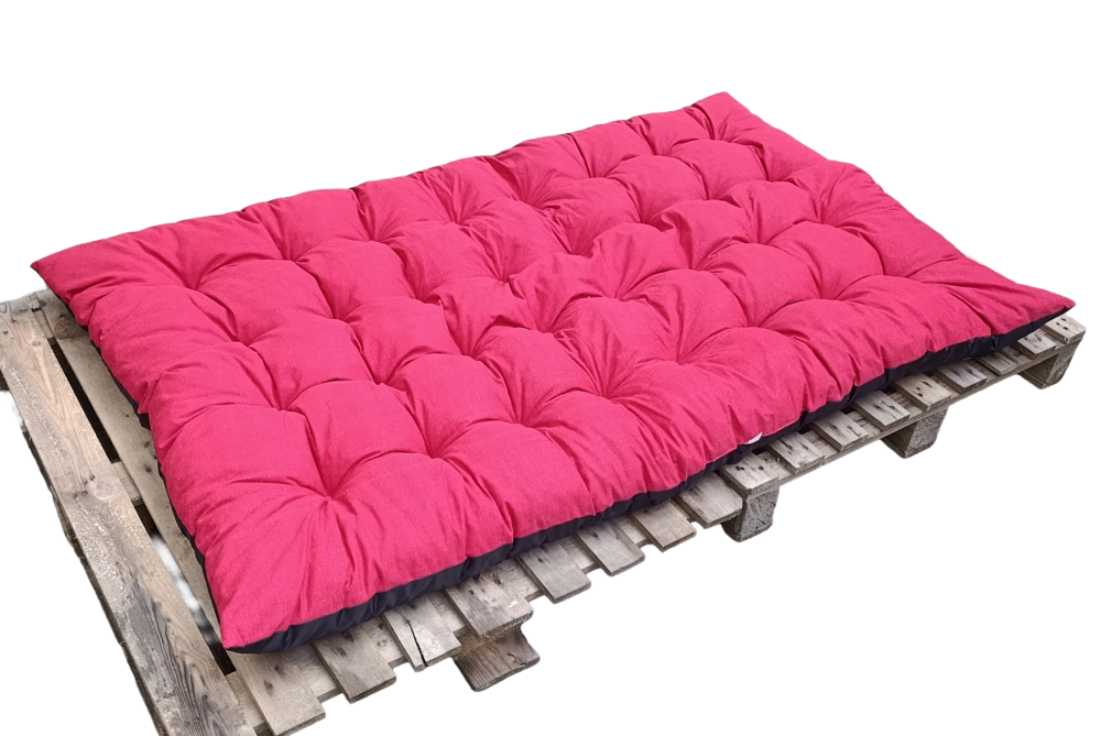 Gartenmatraze Maxikissen 180x115 cm Gartenkissen Rot