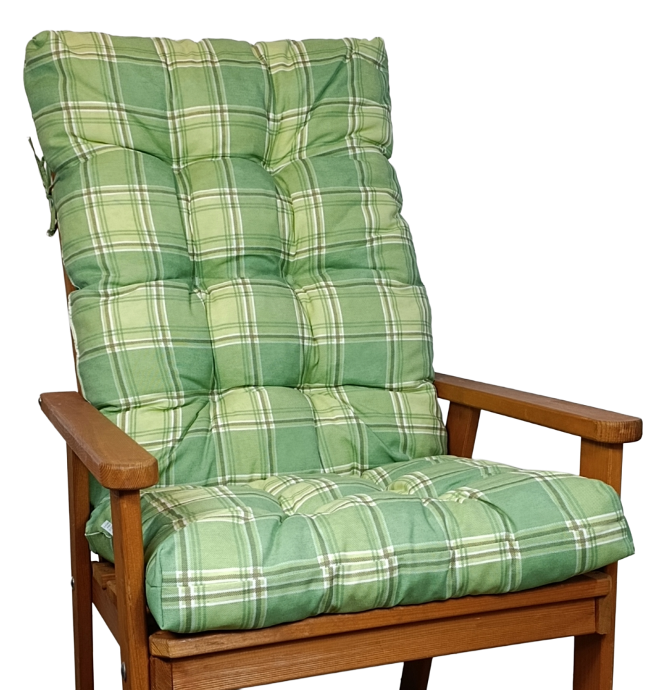 Polster für Gartenstuhl Hochlehner Auflage Sylva Gr. 120 x 50 cm Uniko