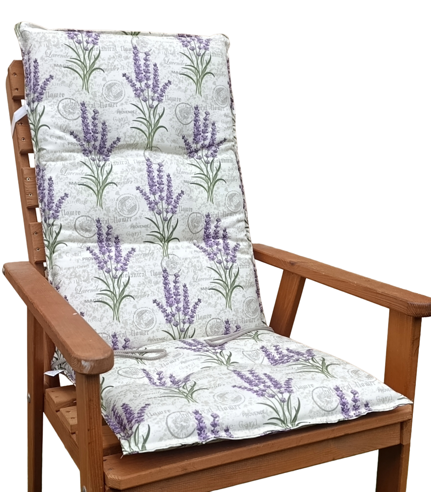 Preview: Hochlehner Auflage Kissen Polster Karina Gr. 120 x 50 cm Digisun Provence violett