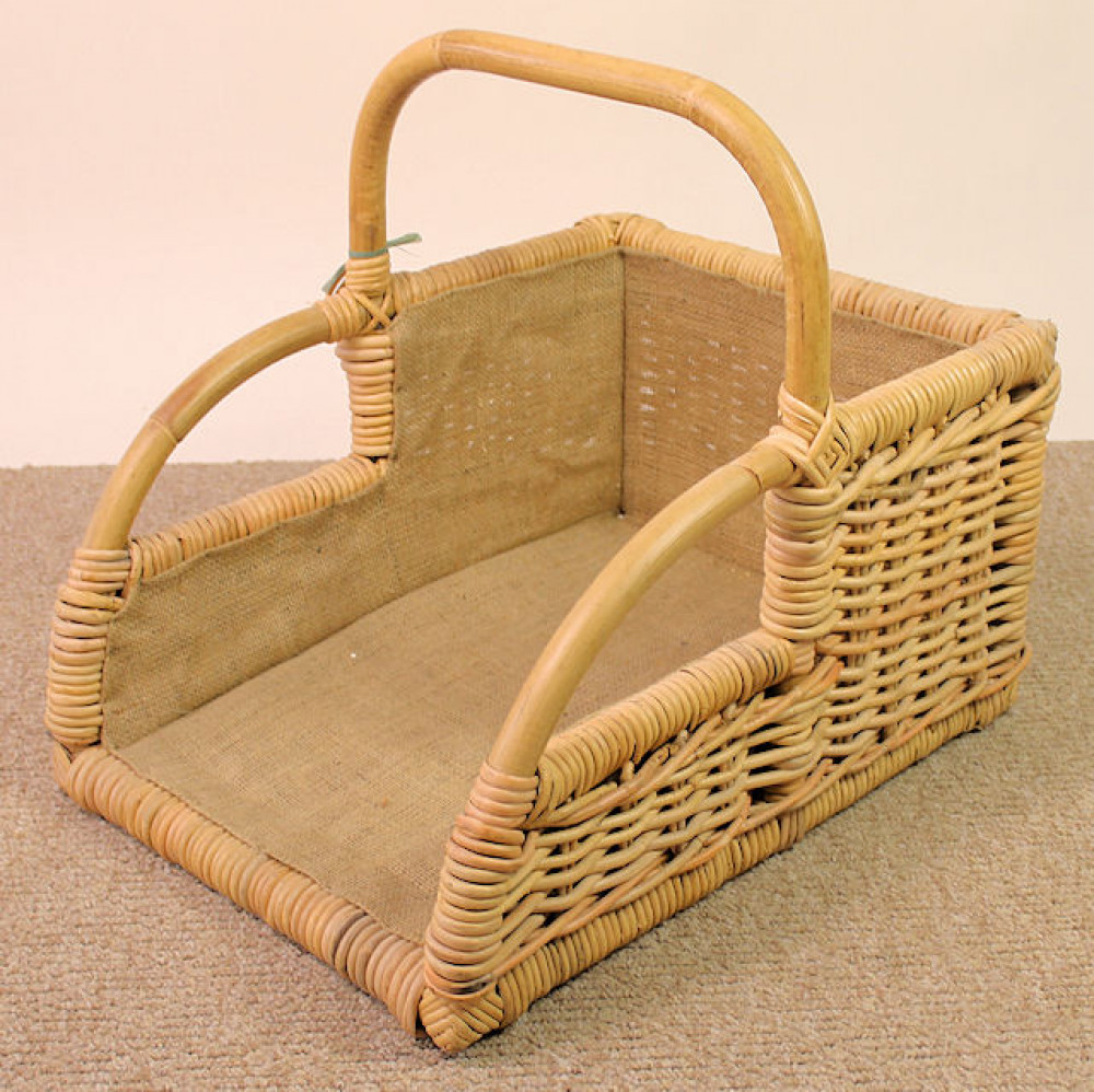 Erstklassiger Rattan Kaminkorb Holzkorb