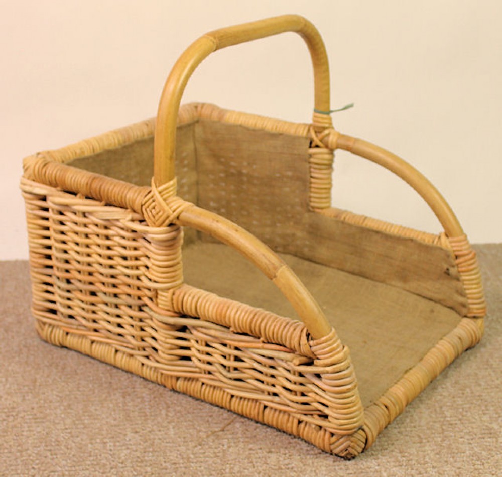 Erstklassiger Rattan Kaminkorb Holzkorb