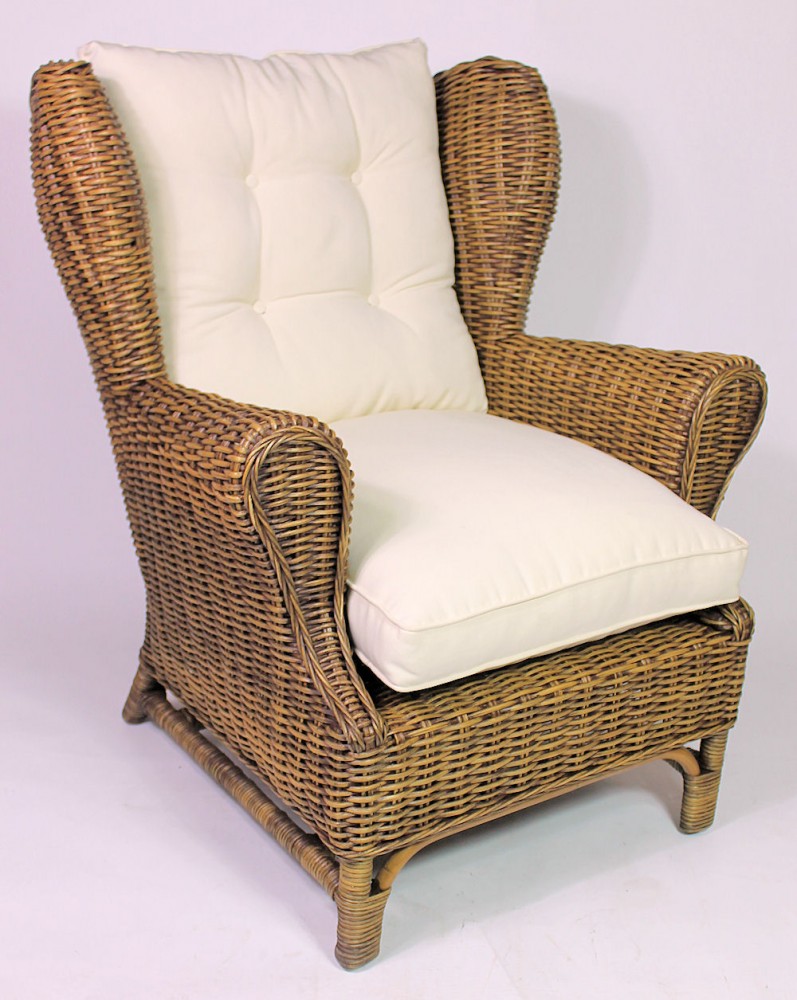Ohrensessel Aus Rattan