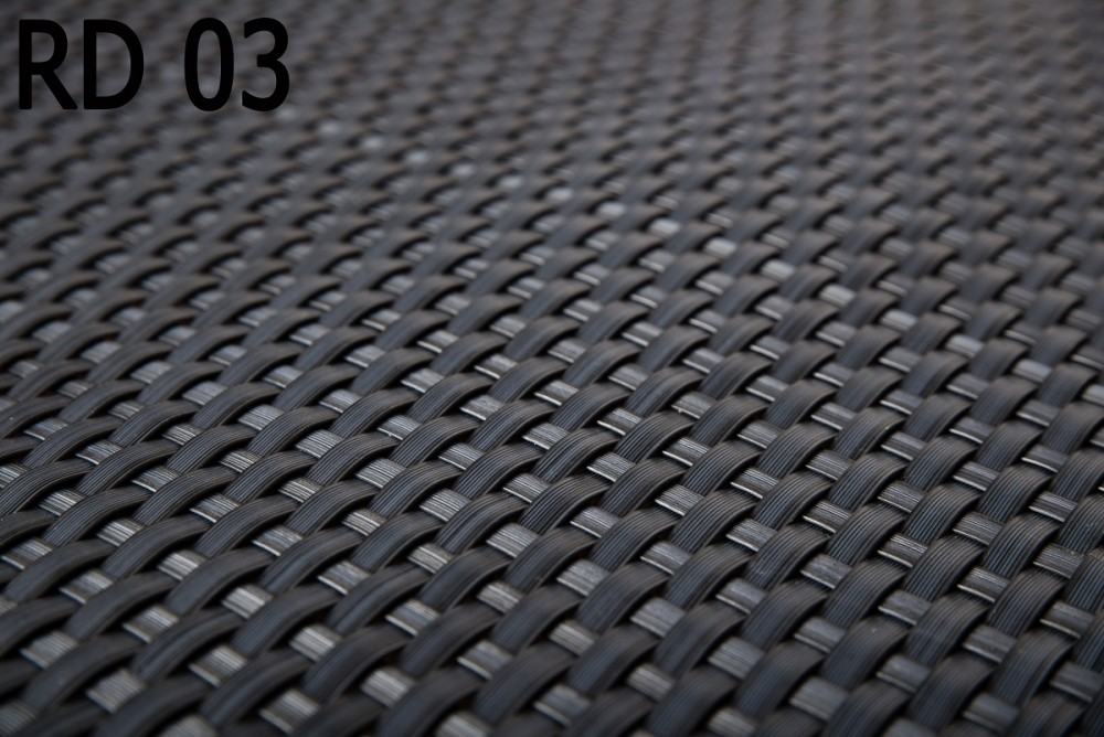 PE - Rattan Matte 300x90 cm Balkonsichtschutz Fb. 03 Grau