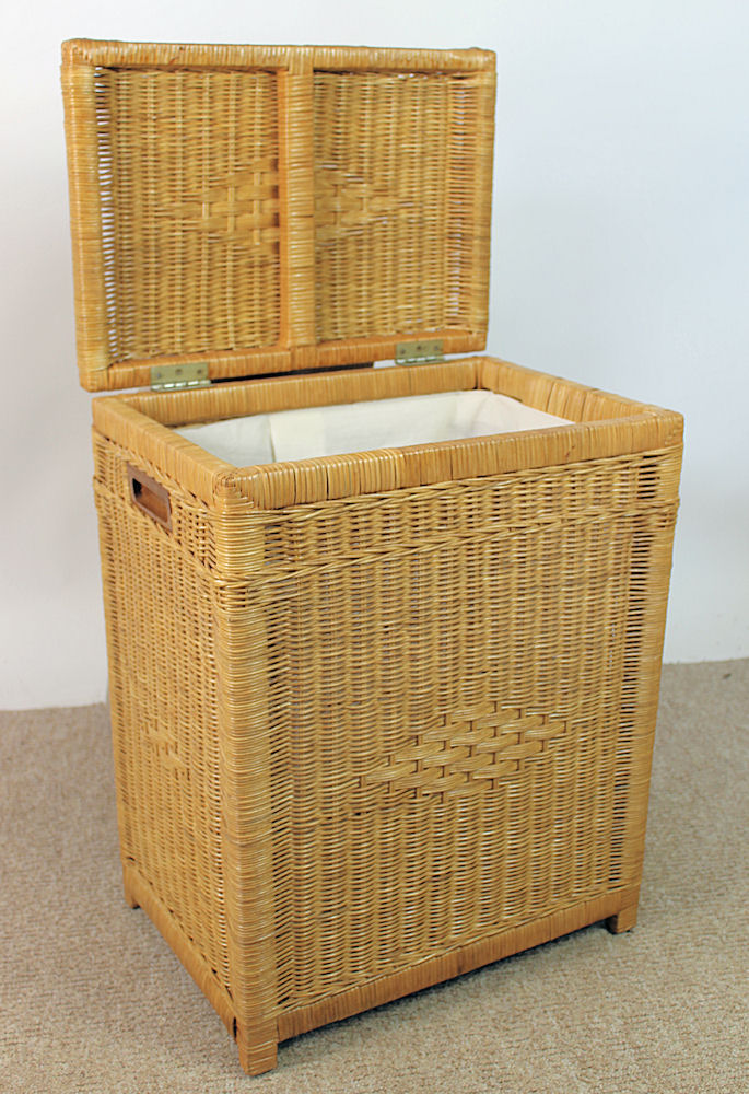 Rattani.de - Rattan Wäschekorb Wäschebehälter 52x37x62