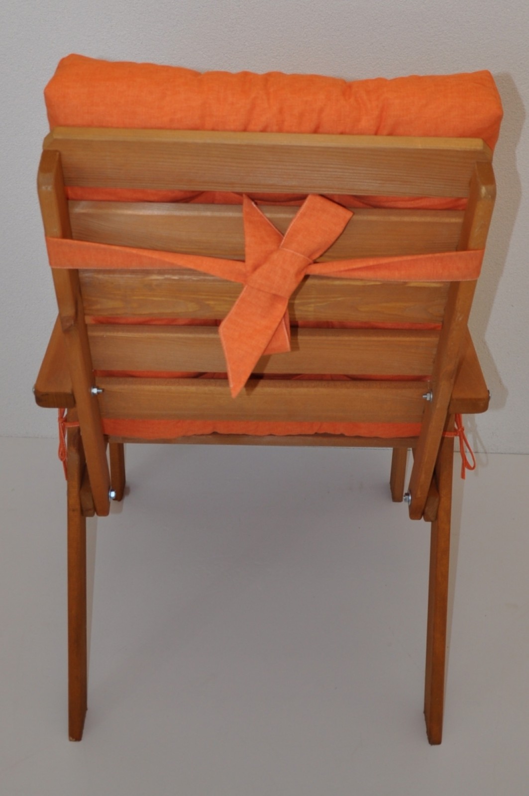 Polster für Gartenstuhl , Hochlehner Auflage Sylva , Hochlehner Auflage , Gr. 115 x 50 cm , Colore Arancione (orange)