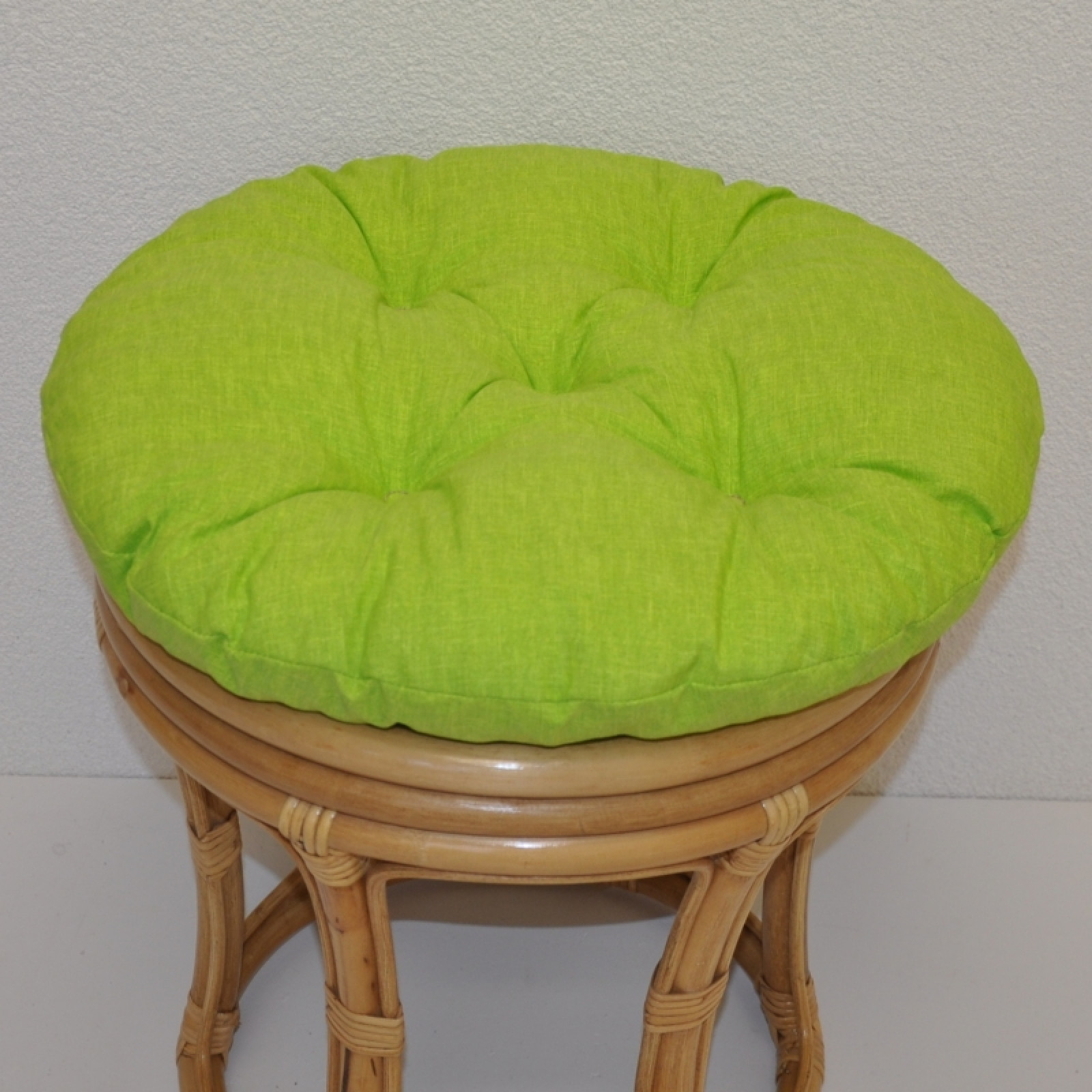 Papasan Hocker Kissen 40 cm Colore verde chiaro (hellgrün)