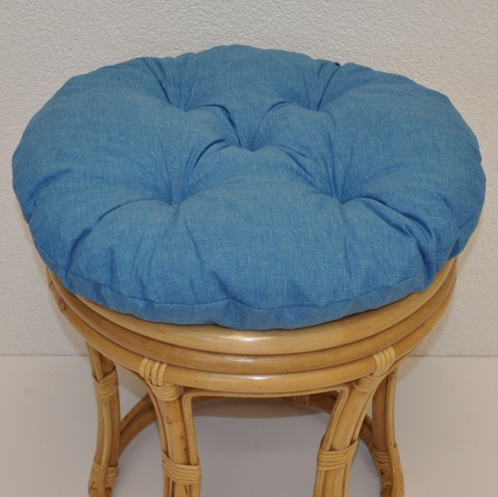 Papasan Hocker Kissen 40 cm Fb.Colore turchese ( türkis )