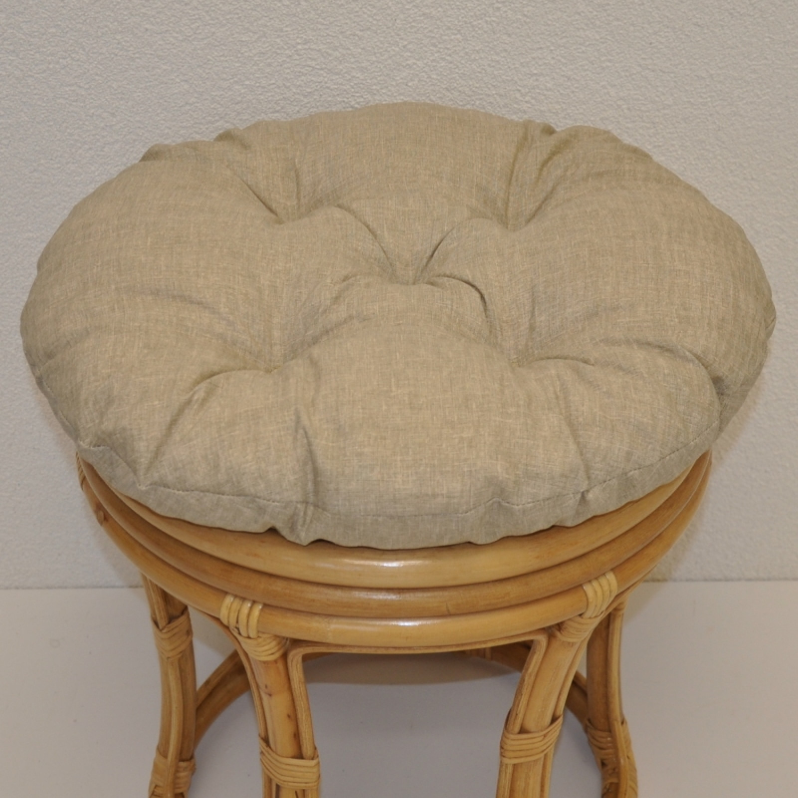 Papasan Hocker Kissen 40 cm Colore grigio tenue (soft grau)