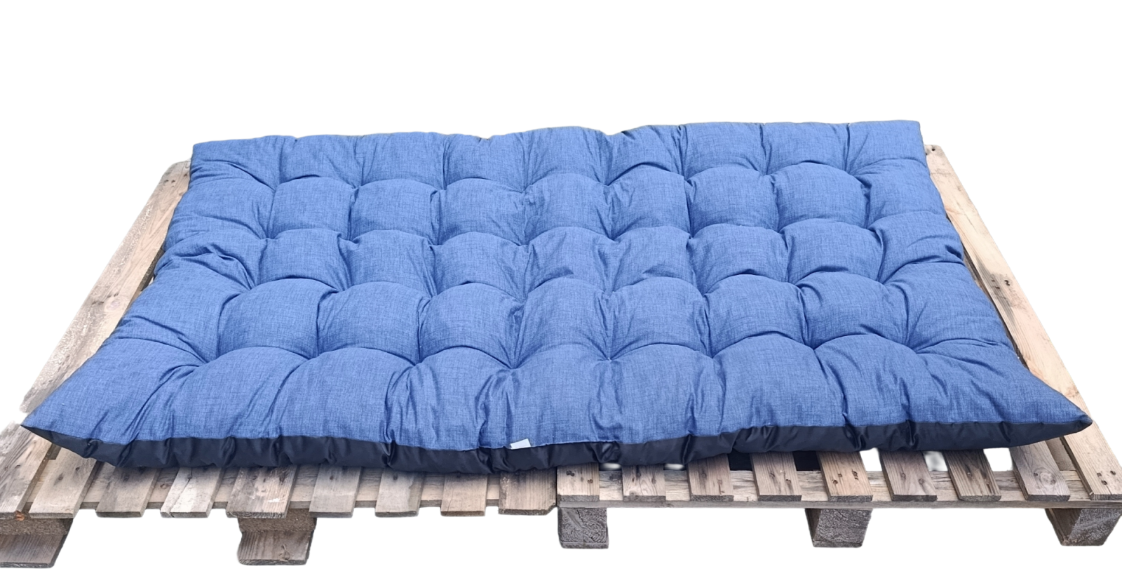 Gartenmatraze Maxikissen 180x115 cm Gartenkissen blau
