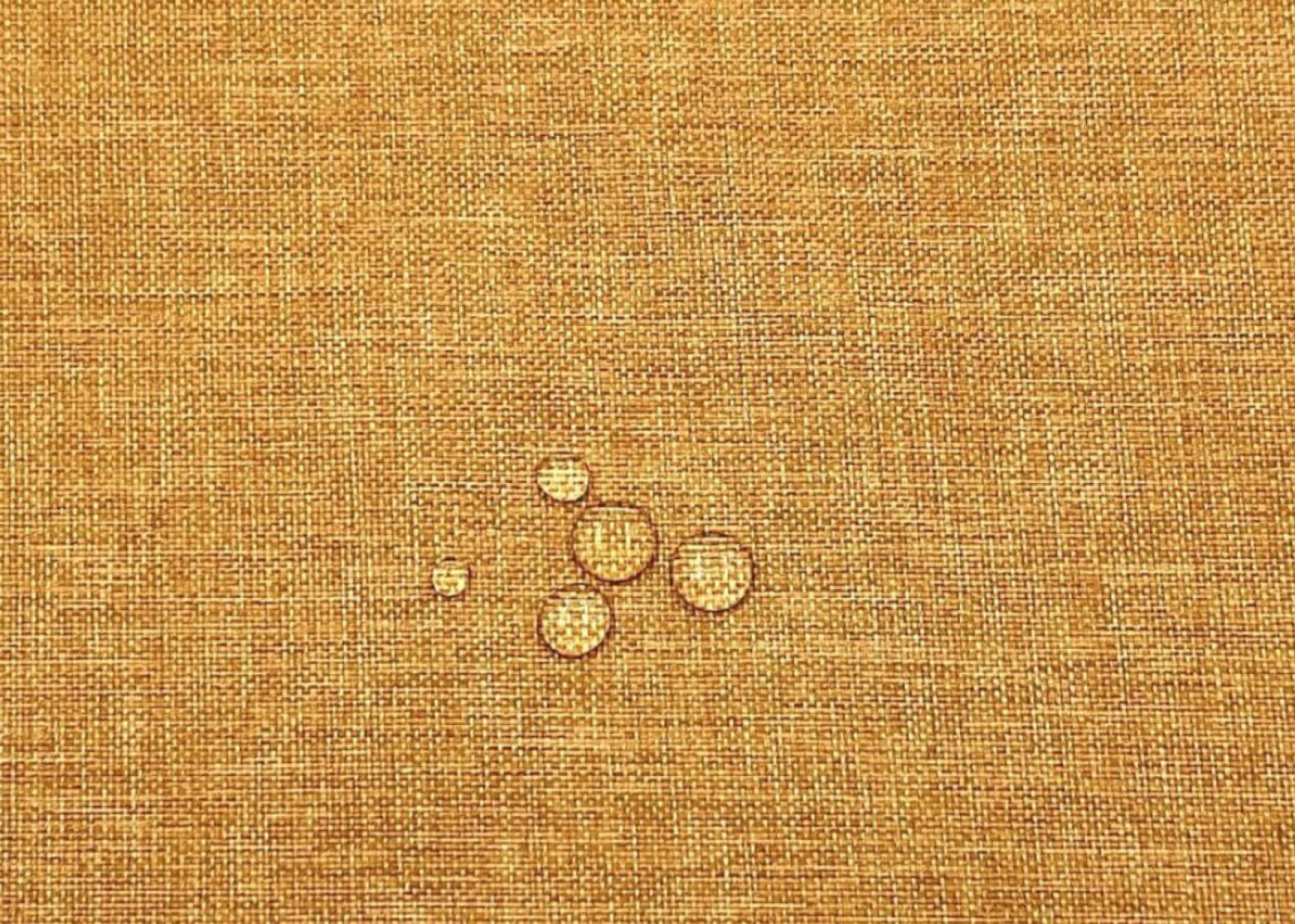 Kissen / Polster für PE - Rattanmöbel , Set Sitz + Rücken , Teflon Oxfort Linen Gold