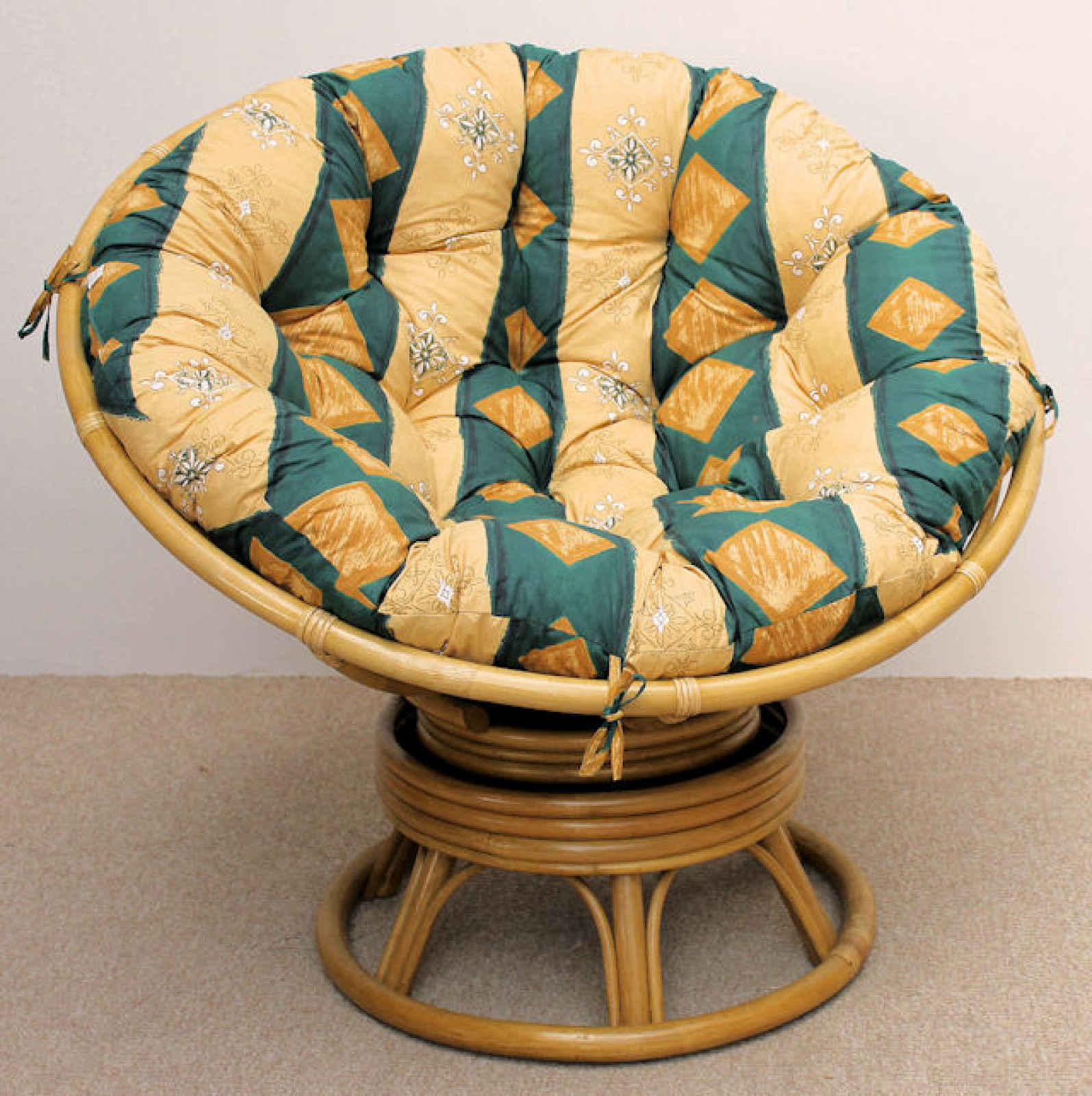 Rattan Papasan Drehsessel D 110 cm