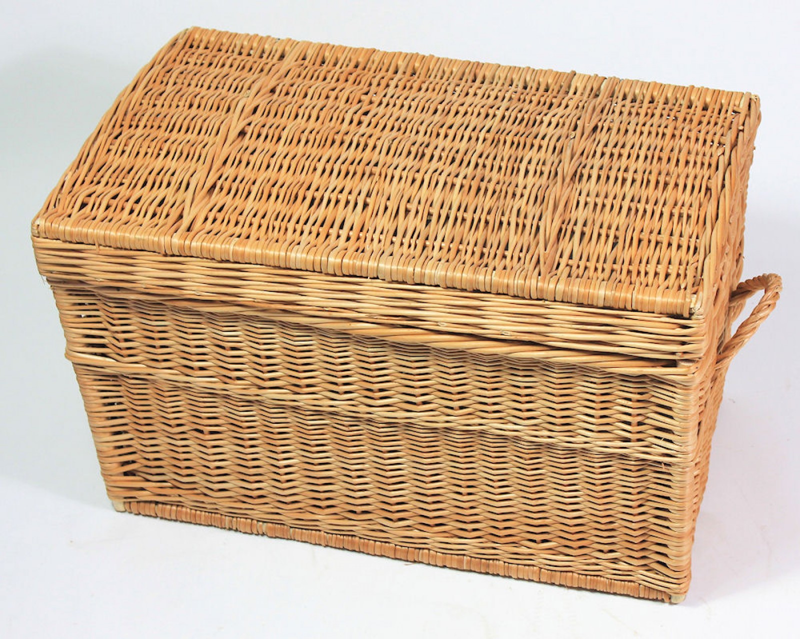 Rattani.de - Wäschekorb Wäschetruhe gesottene Weide 71x44x45 cm