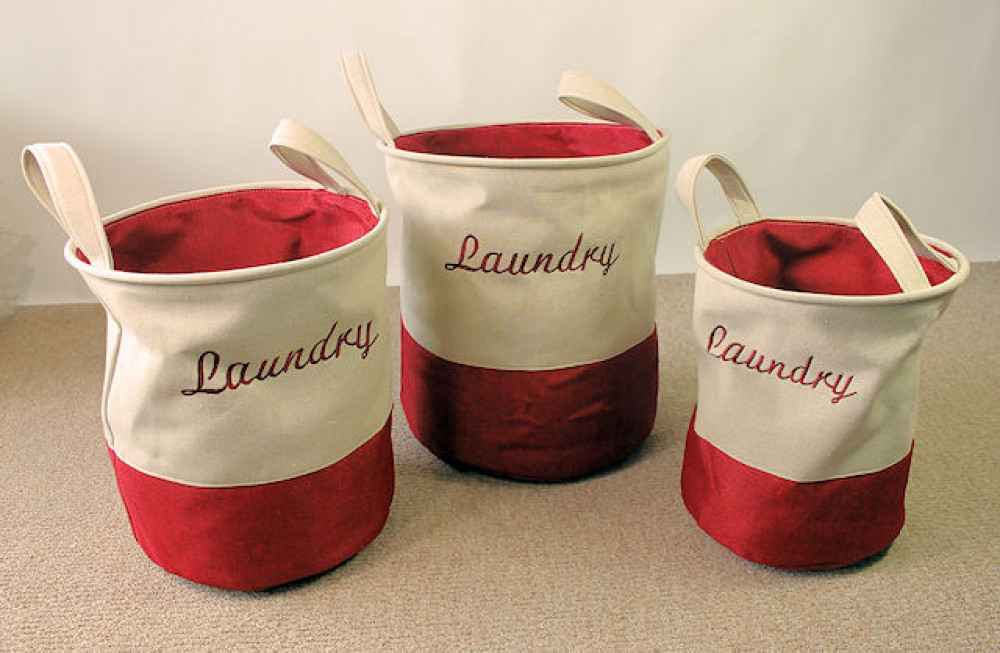 3 teiliges Wäschekorbset "Laundry"